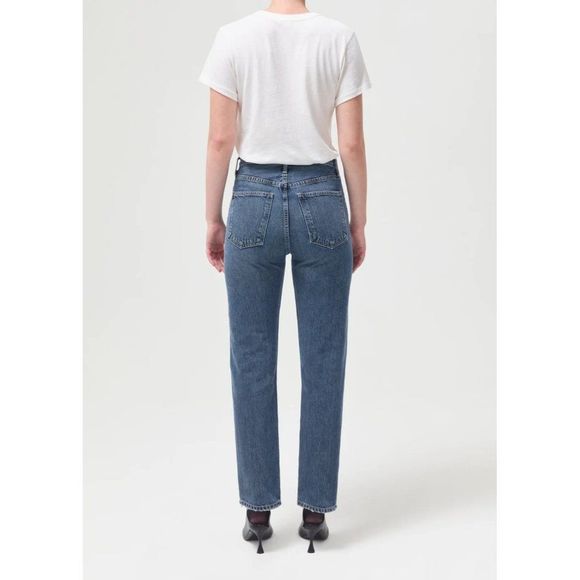 NEW Agolde 90'S Pinch Waist High Rise Straight in Portrait Size 26 - Picture 2 of 10